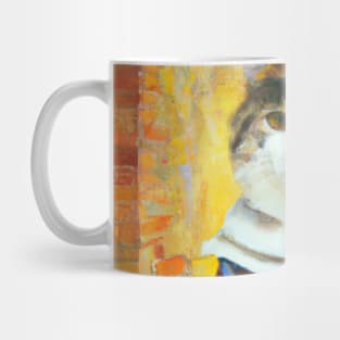 Vintage Sir Scratch-a-lot Painting Mug